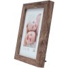 wooden frame S45R 10x15 cm brown