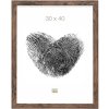 wooden frame S45R 20x25 cm brown