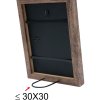 wooden frame S45R 20x28 cm brown