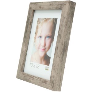 wooden frame S45R 15x20 cm gray-beige