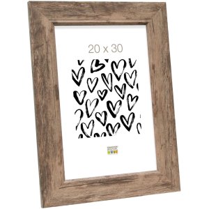 wooden frame S48SH 13x13 cm brown