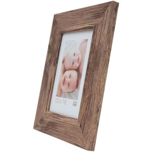 wooden frame S48SH 20x30 cm brown