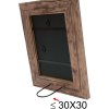 wooden frame S48SH 20x30 cm brown