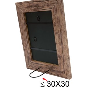 wooden frame S48SH 50x70 cm brown