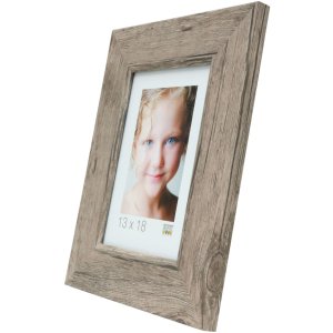 wooden frame S48SH 13x18 cm gray-beige