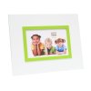 Photo frame S67JK 13x18 cm white with edge green