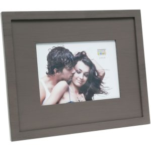 photo frame S67KS wooden mat 13x13 cm brown