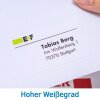 Address labels Premium A4 38,1x21,2 mm round corners white paper matt 6500 pcs.