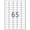 Address labels Premium A4 38,1x21,2 mm round corners white paper matt 1625 pcs.