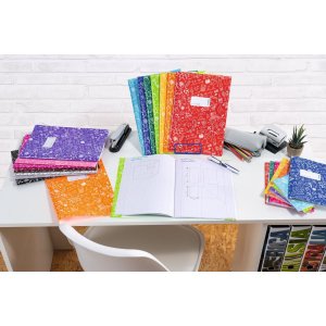 Exercise book cover A4 SCHOOLYDOO, white