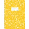 Exercise book cover A4 SCHOOLYDOO, yellow