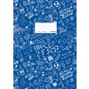 Exercise book cover A4 SCHOOLYDOO, dark blue