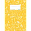 Exercise book cover A5 SCHOOLYDOO, yellow