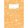 Exercise book cover A5 SCHOOLYDOO, orange