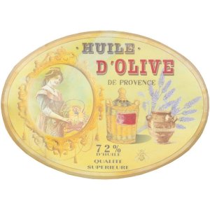 OLIVE tin-plate colourful - 6Y1435 Clayre Eef