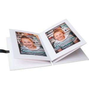 Leporello Lona white / black 12 photos 10x15 cm