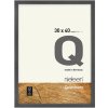 wood frame Quadrum FSC 15x20 cm gray