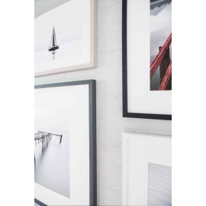 wood frame Quadrum FSC 18x24 cm gray