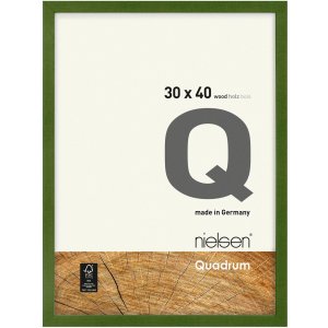 wood frame Quadrum FSC 24x30 cm green