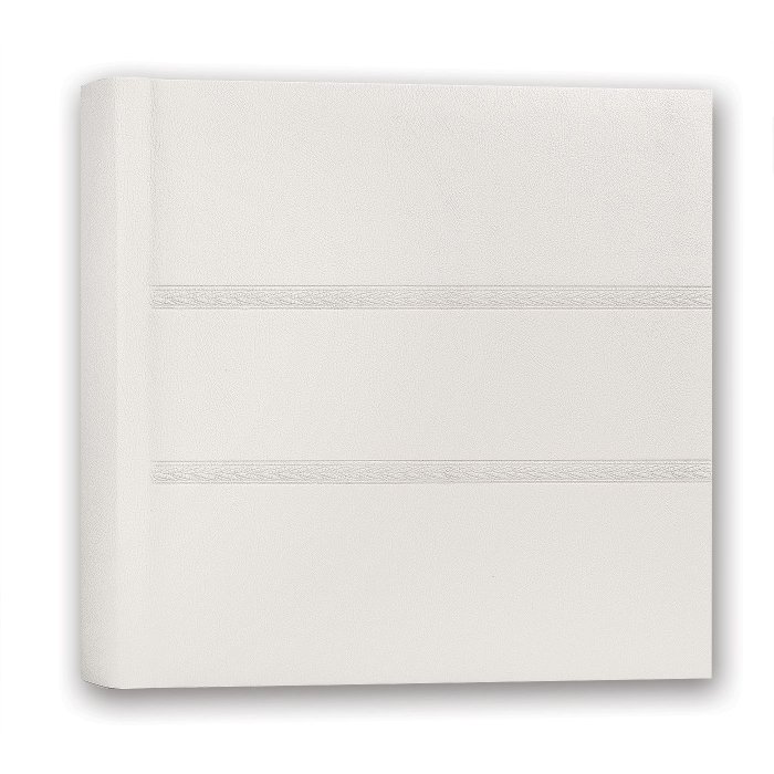 Leather album 30x30 cm white