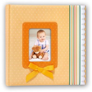 baby album RIBBON ORANGE 31x31 cm