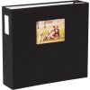 HNFD 1000 photo album LONA XL black 34,5x33 cm 168 white sides