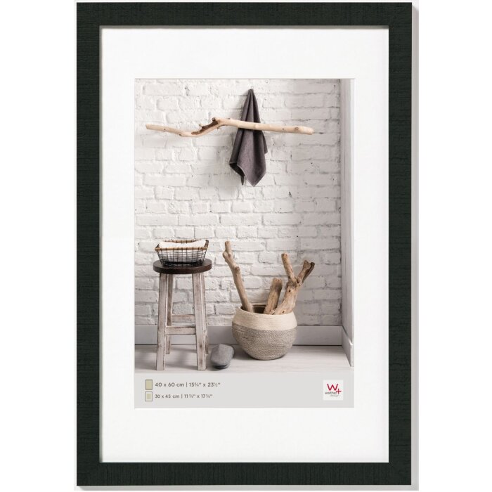 Home wooden frame 40 x 60 cm black