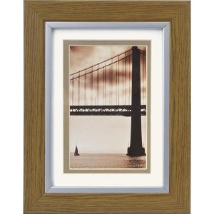 Frisco Bay plastic frame 15x20 cm light brown