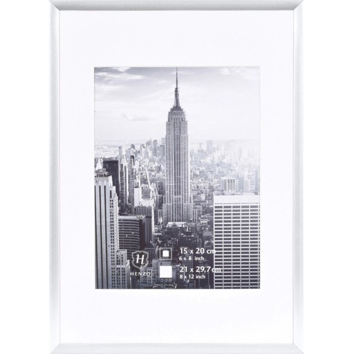 Manhattan alu frame 21x30 cm silver