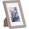 Wooden frame Umbria 10x15 cm brown