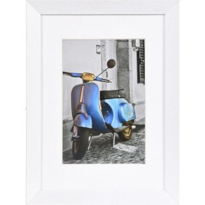 Wooden frame Umbria 13x18 cm white