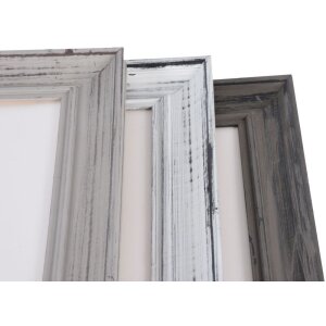 Anais wooden frame 18x24 cm gray