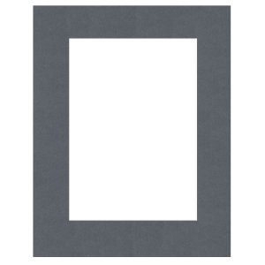 Mat 9x13 cm - 5x7 cm  Grigio Scuro