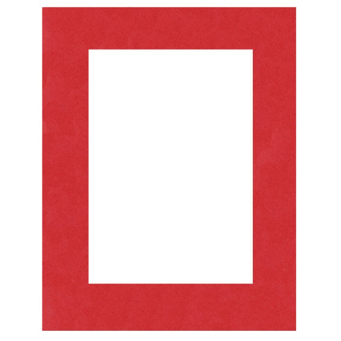 Mat 13x18 cm - 9x13 cm  Rosso Ciliegia