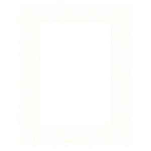 Mat 28x35 cm - 18x24 cm  Bianco Naturale