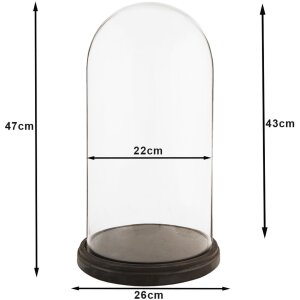 glass food cover - 6GL1273 Clayre Eef