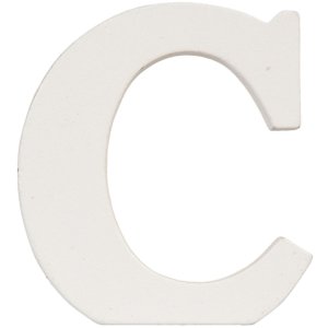 letter C 7x8 cm MDF