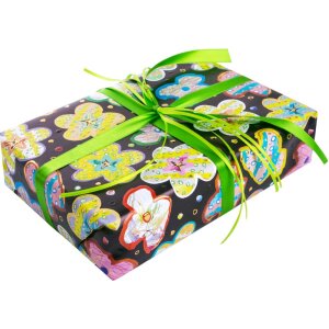 Wrapping paper Fantasia blue