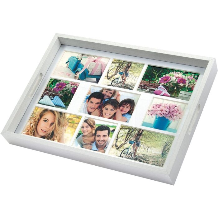 KIARA photo tray 9 photos white