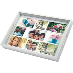 KIARA photo tray 9 photos white