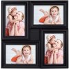 MALAGA gallery frame 4 photos 10x15 cm black