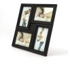 MALAGA gallery frame 4 photos 10x15 cm black