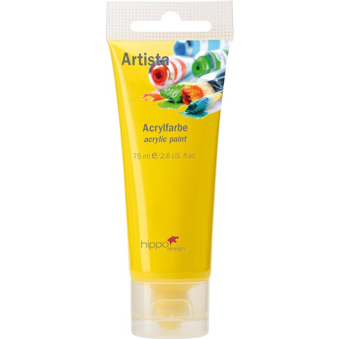 acrylic paint yellow 75ml