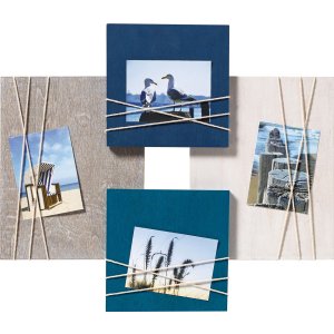 Gallery frames La Casa blue, for 4 photos