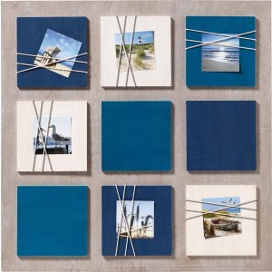 Gallery Frame La Casa blue, for 6 photos 8x8 cm