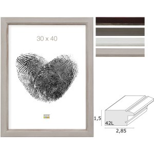 Wooden picture frame S42L 9x13 to 40x60 cm Classic frame