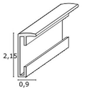 alu frame S024 Deknudt narrow profil