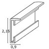 alu frame S024 Deknudt narrow profil