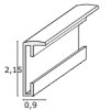 alu frame S024 Deknudt narrow profil