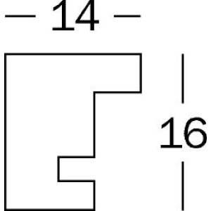 Walther wooden frame PEPPERS Block profile